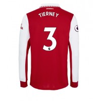 Arsenal Kieran Tierney #3 Hjemmebanetrøje 2022-23 Langærmet